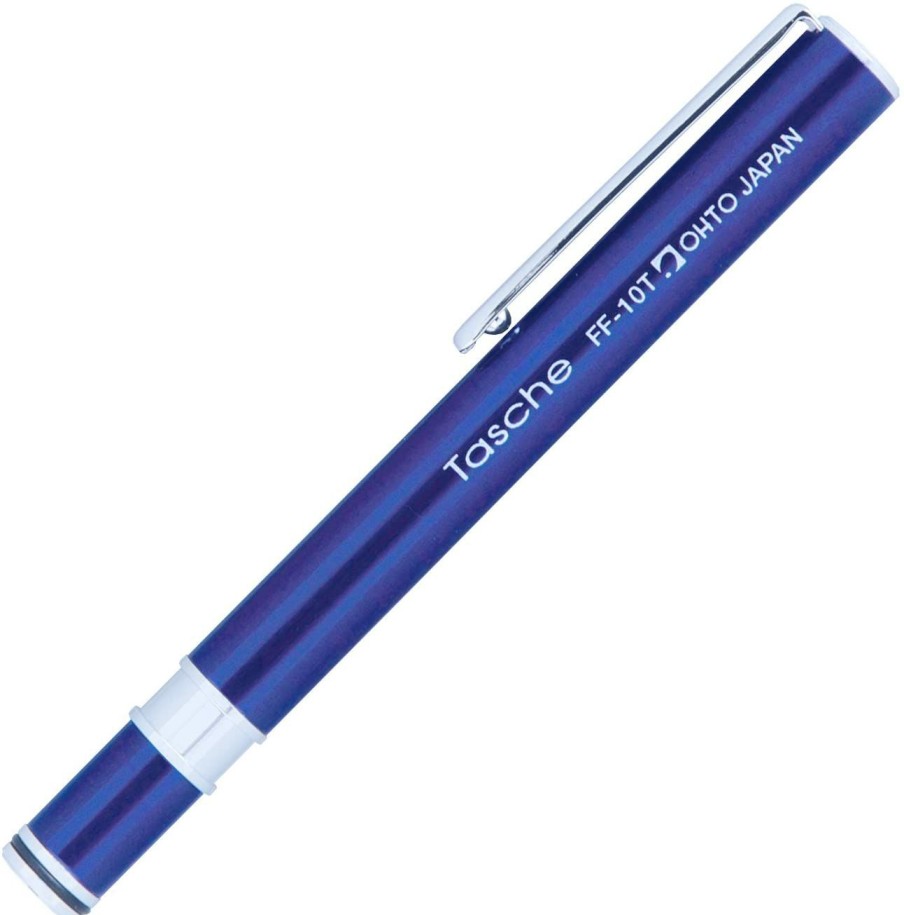 Fountain Pens * | Cheapest Ohto Tasche Pocket Fountain Pen, Blue