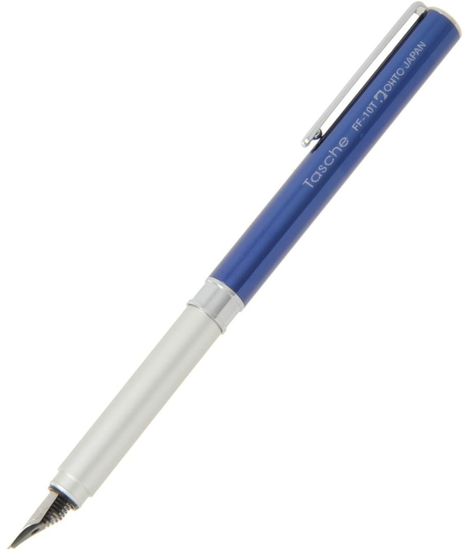 Fountain Pens * | Cheapest Ohto Tasche Pocket Fountain Pen, Blue