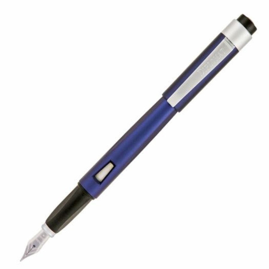 Fountain Pens * | Coupon Diplomat Magnum Soft Touch Fountain Pen, Indigo Blue