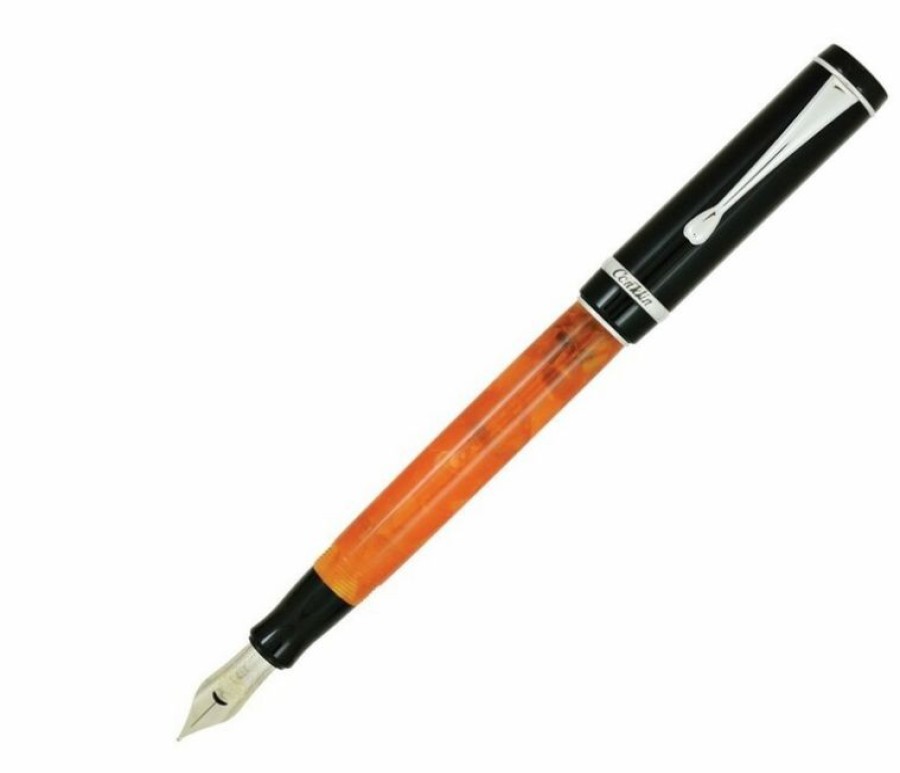 Fountain Pens * | Hot Sale Conklin Duragraph Doue Orange Nights Fountain Pen