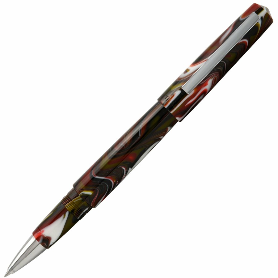 Rollerball Pens * | Deals Tibaldi Infrangibile Terra Rossa Rollerball Pen