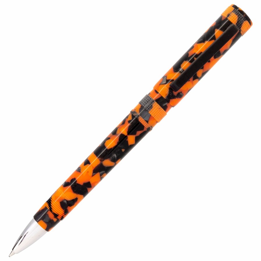 Rollerball Pens * | Cheapest Tibaldi Perfecta Lp Vinyl Orange Rollerball Pen