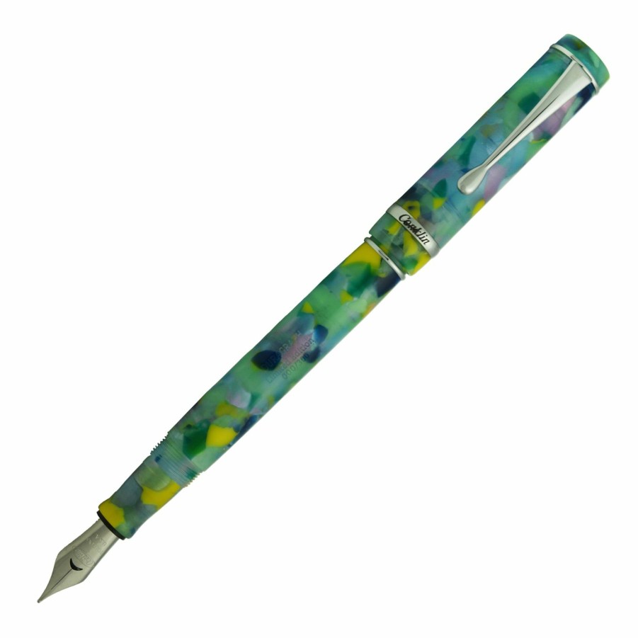 Fountain Pens * | Wholesale Conklin Duragraph Limited Edition 1898 Fountain Pen, Lemon Zest