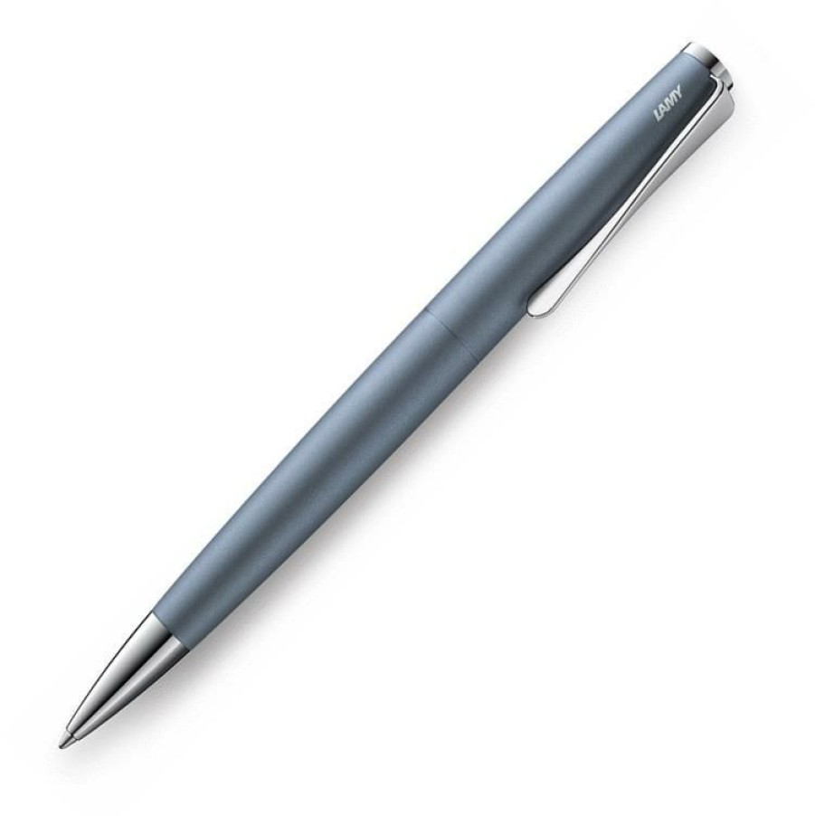 Ballpoint Pens * | Brand New Lamy Studio Ballpoint Pen, Glacier Blue