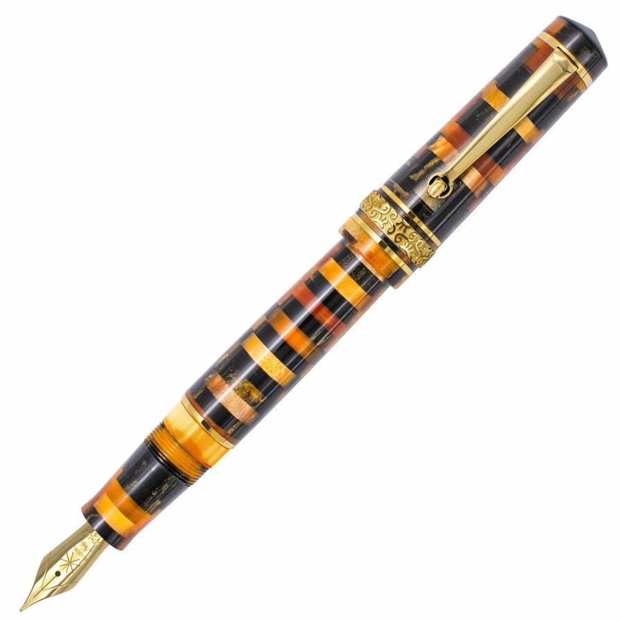 Fountain Pens * | Outlet Maiora Alpha K Oroarancio Limited Edition Fountain Pen, 14K Nib