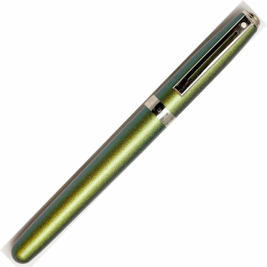 Rollerball Pens * | Hot Sale Sheaffer Prelude Incandescent Green Shimmer Rollerball Pen