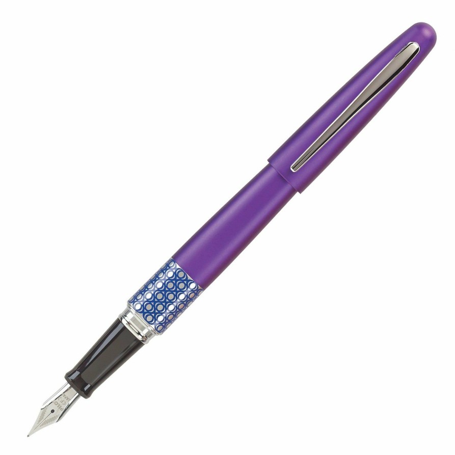 Fountain Pens * | Best Pirce Pilot Mr Retro Pop Metropolitan Fountain Pen, Purple