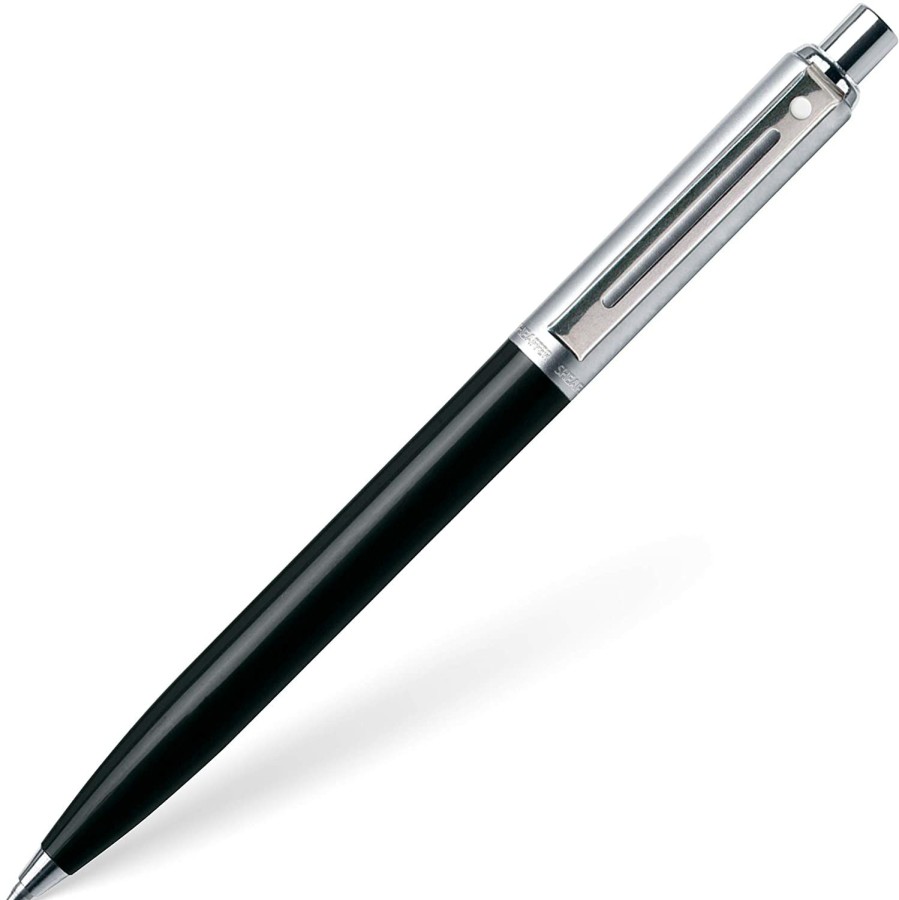 Ballpoint Pens * | Buy Sheaffer Sentinel Ballpoint Pen, Black & Chrome