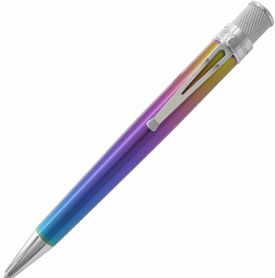 Rollerball Pens * | Top 10 Retro 51 Tornado Metalsmith Rollerball Pen, Chromatic