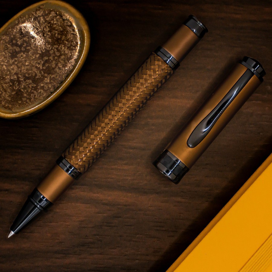 Rollerball Pens * | Flash Sale Monteverde Innova Formula M Rollerball Pen, Gold