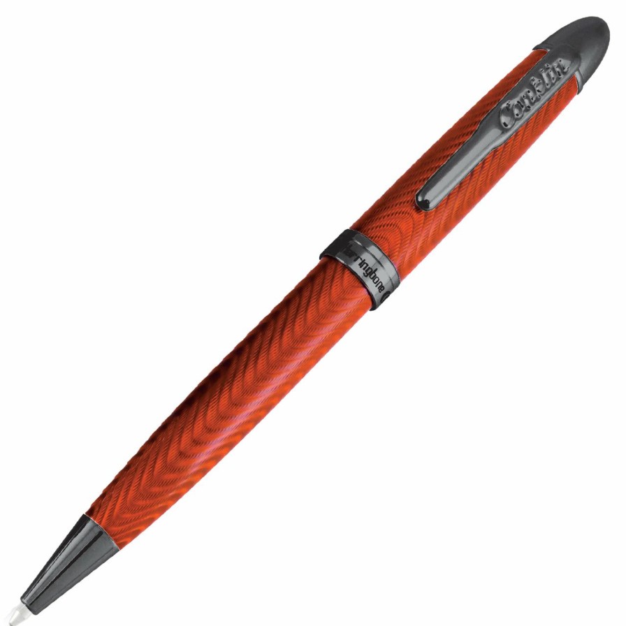 Ballpoint Pens * | Best Reviews Of Conklin Herringbone Ballpoint Pen, Orange