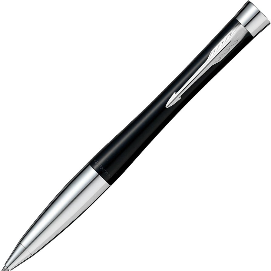 Ballpoint Pens * | Flash Sale Parker Urban Ballpoint Pen, Matte Black & Chrome