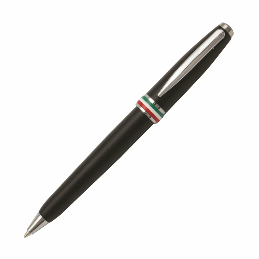 Ballpoint Pens * | Brand New Monteverde Aldo Domani Italia Matte Black Ballpoint Pen