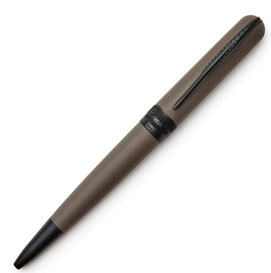 Ballpoint Pens * | Coupon Pineider Avatar Ballpoint Pen, Matte Stone W/ Black Trim