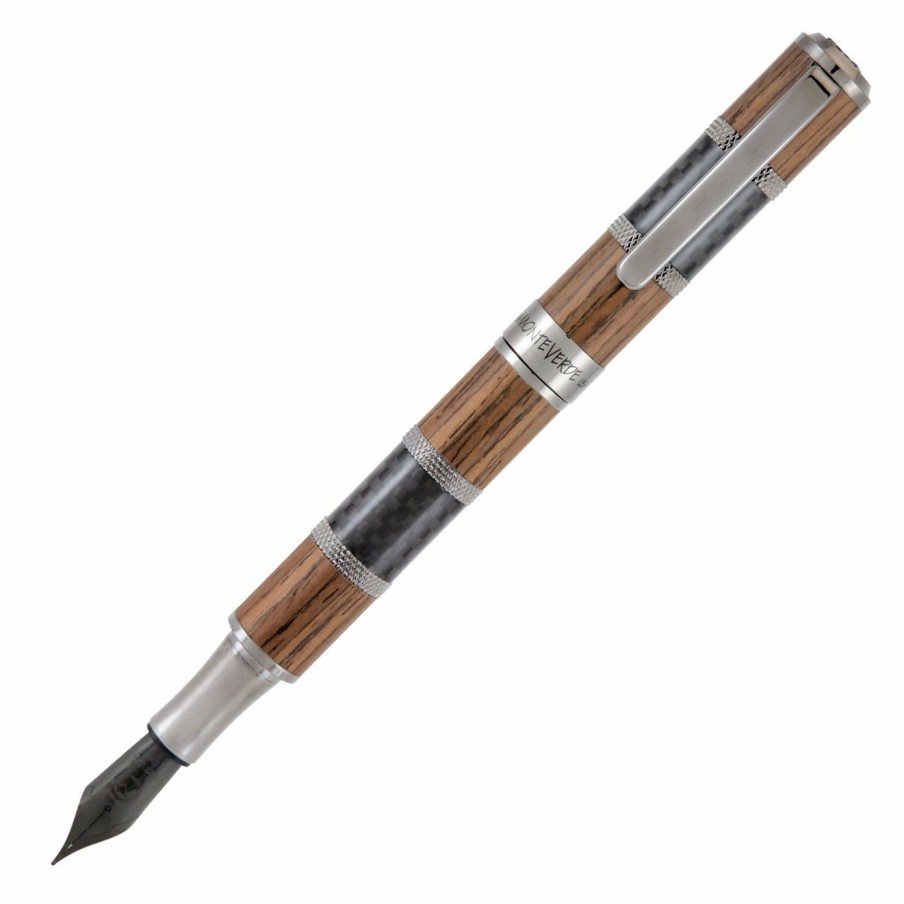 Fountain Pens * | Cheapest Monteverde Regatta Explorers Limited Edition Fountain Pen, Walnut