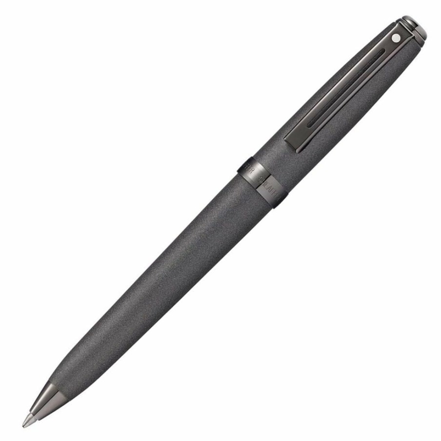 Ballpoint Pens * | New Sheaffer Prelude Matte Gunmetal Ballpoint Pen