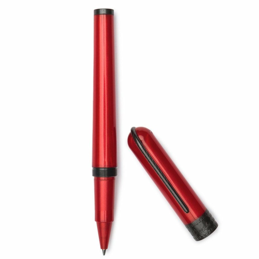 Rollerball Pens * | Cheap Pineider Metropolis Rollerball Pen, Red