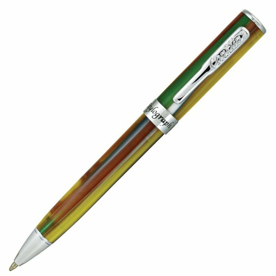 Ballpoint Pens * | Flash Sale Conklin Stylograph Ballpoint Pen, Matte Finish, Tropical Blend