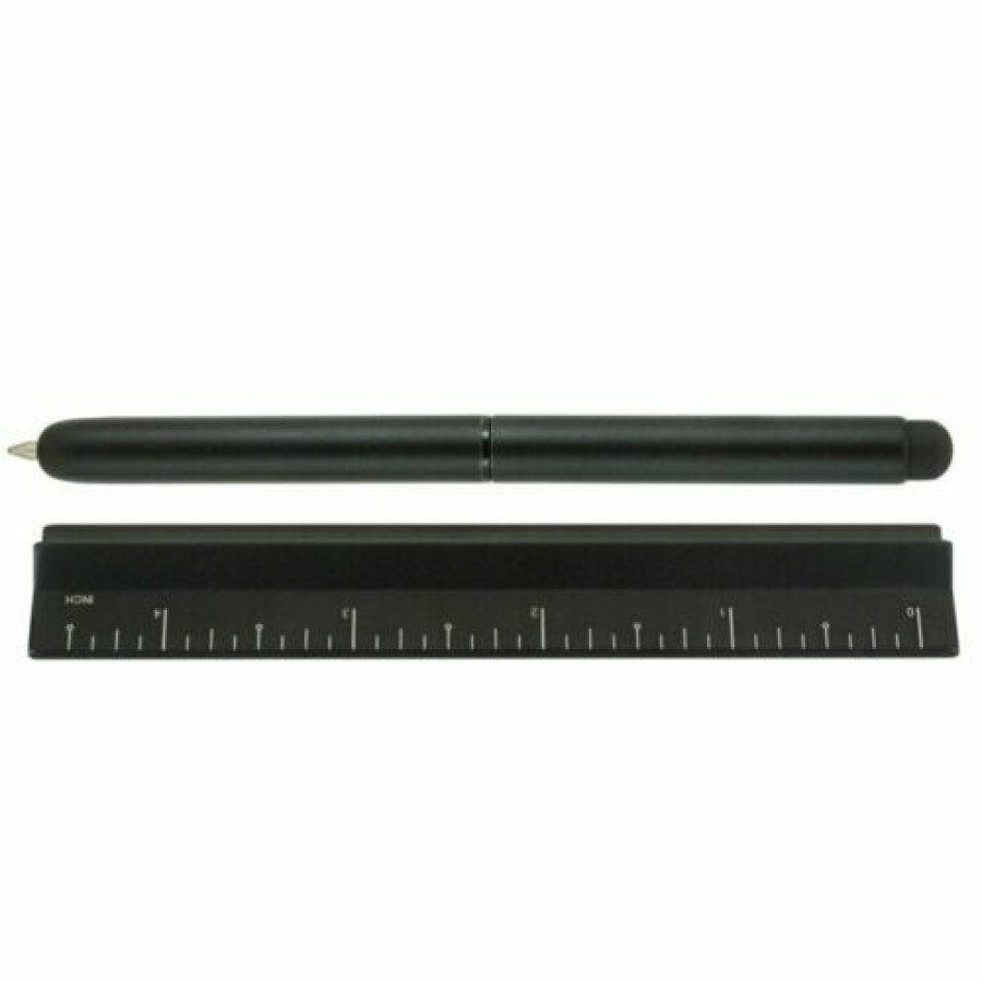 Ballpoint Pens * | Best Reviews Of Monteverde Calibra 4 In 1 Desk Set, Ballpoint Pen, Stylus, Ruler, Stand