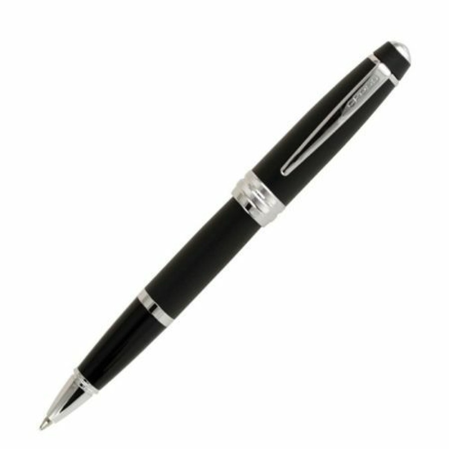 Rollerball Pens * | Deals Cross Bailey Rollerball Pen, Matte Black & Chrome