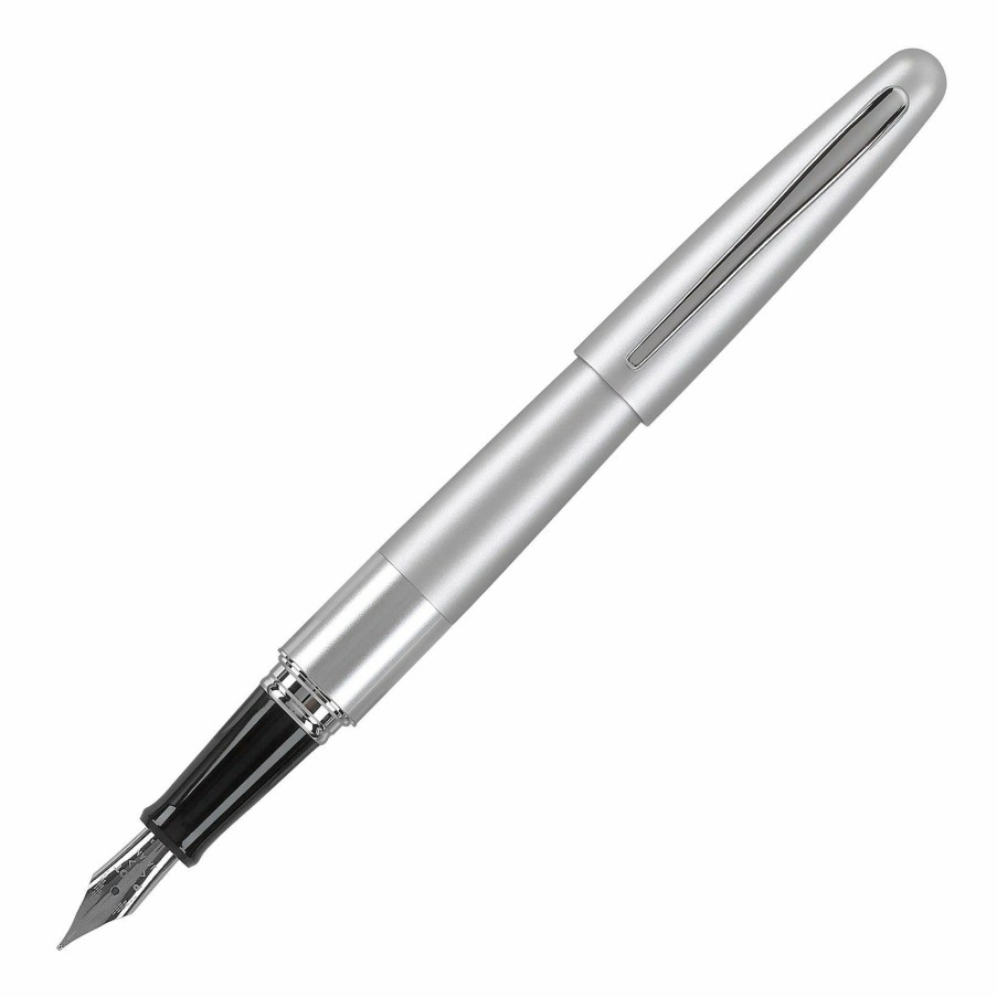 Fountain Pens * | Wholesale Pilot Mr Metropolitan Fountain Pen, Silver