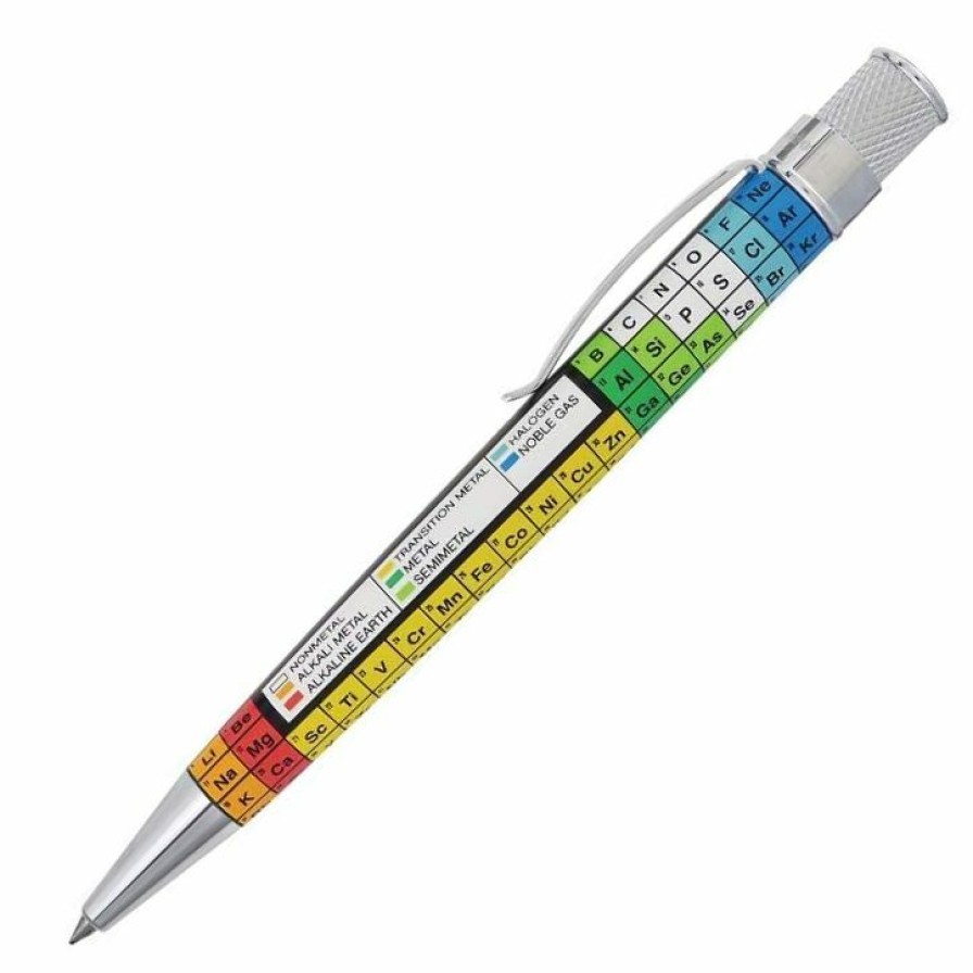 Rollerball Pens * | Wholesale Retro 51 Tornado Metalsmith Rollerball Pen, Dmitri Periodic Table