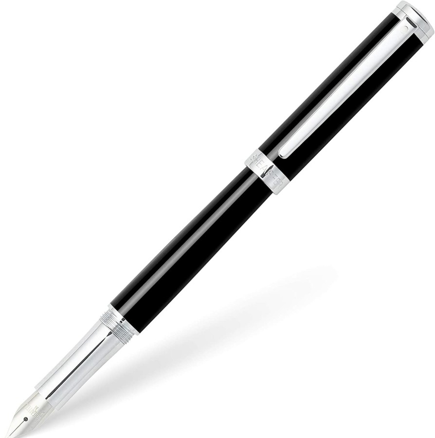 Fountain Pens * | Best Pirce Sheaffer Intensity Fountain Pen, Jet Black Lacquer, Broad Nib