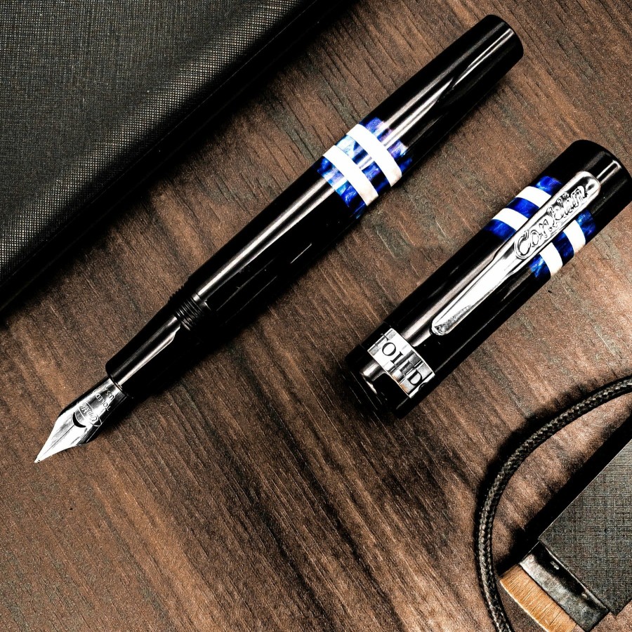 Fountain Pens * | Flash Sale Conklin Toledo Fountain Pen, Blue