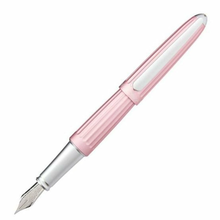 Fountain Pens * | Cheapest Diplomat Aero Antique Rose Fountain Pen, Stainless Steel Nib