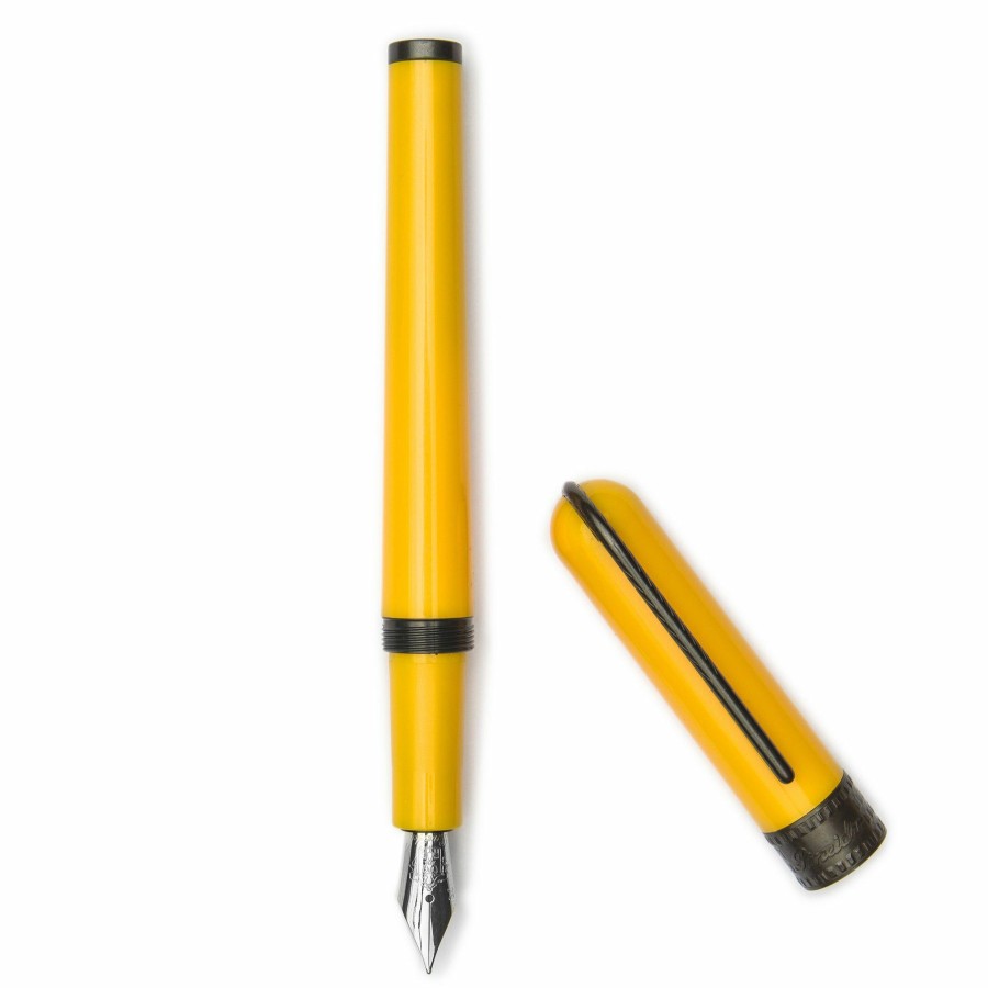 Fountain Pens * | Budget Pineider Metropolis Fountain Pen, Yellow