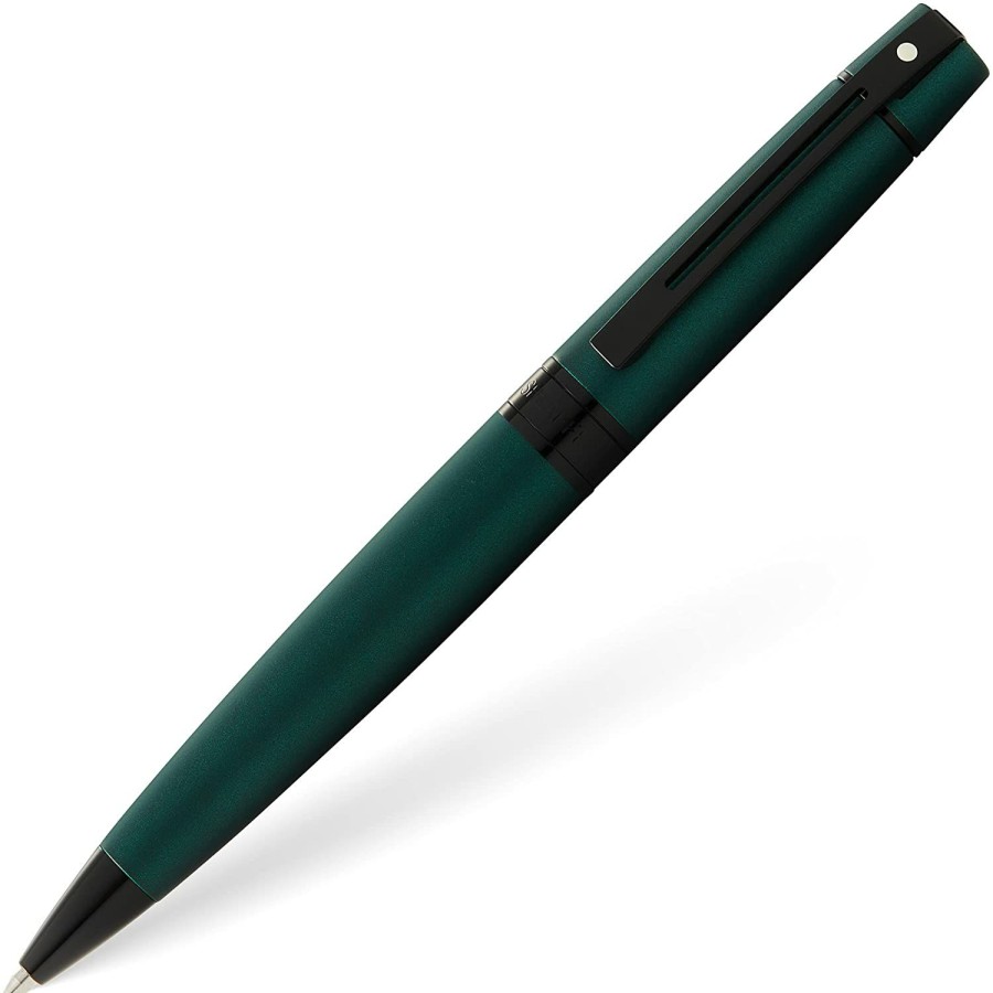 Ballpoint Pens * | Cheapest Sheaffer 300 Ballpoint Pen, Metallic Dark Green