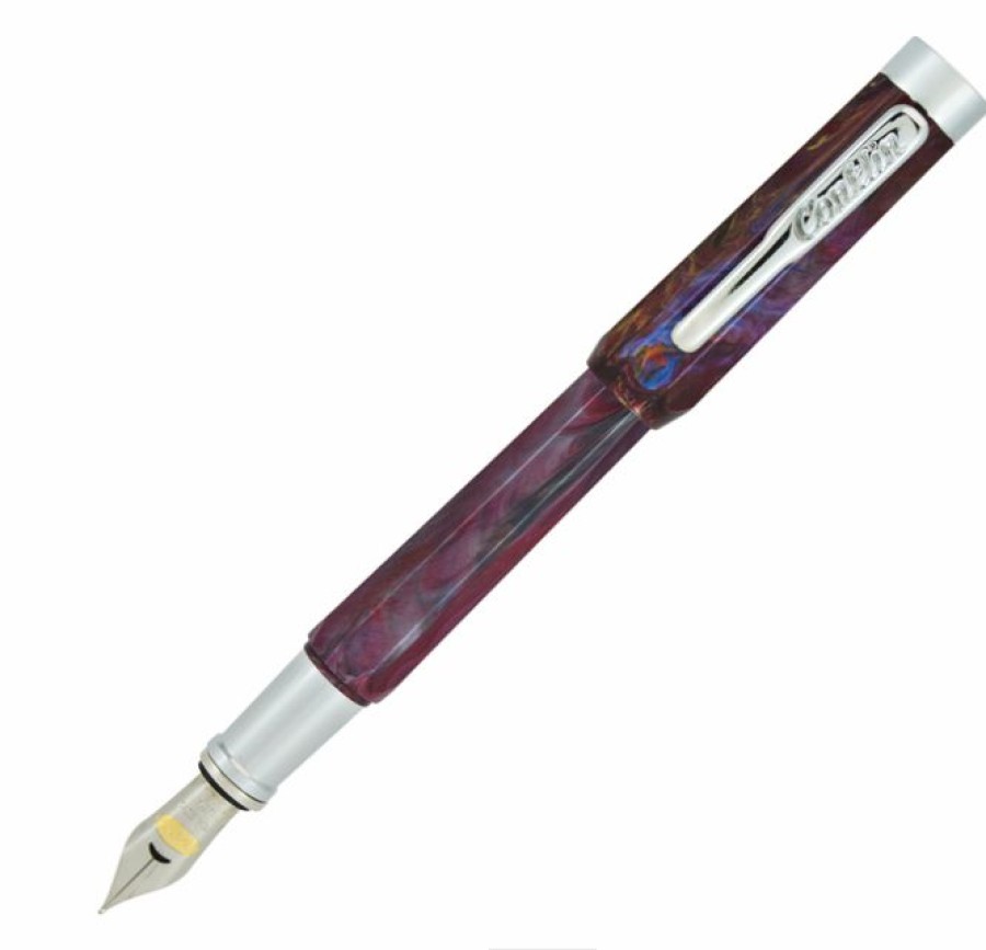 Fountain Pens * | Best Deal Conklin Nozac Piston Fountain Pen, Toledo Red