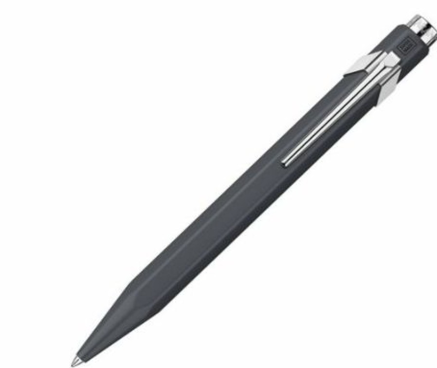 Rollerball Pens * | Hot Sale Caran D'Ache 849 Rollerball Pen Metal Grey #846.595