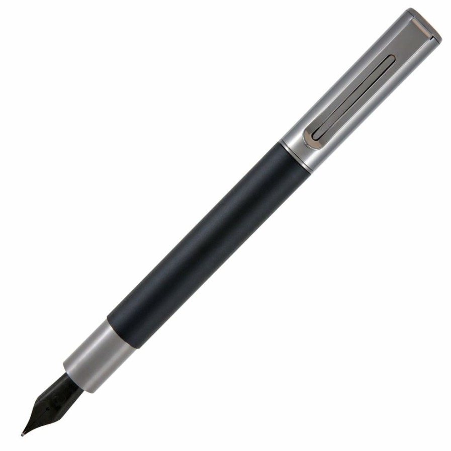 Fountain Pens * | Hot Sale Monteverde Ritma Fountain Pen, Black, Medium Nib